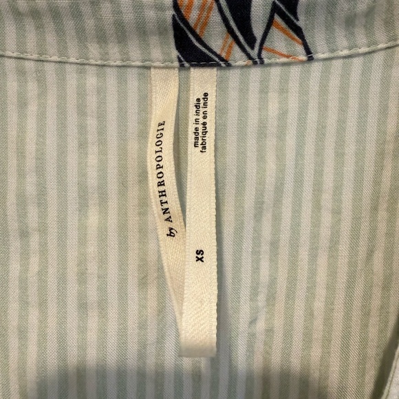 Anthropologie Carolita Printed Tiered Shirt Dress - Picture 5 of 8